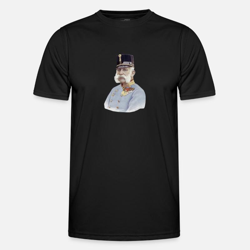 Imperatore Francesco Giuseppe - Maglietta sportiva per uomo - nero