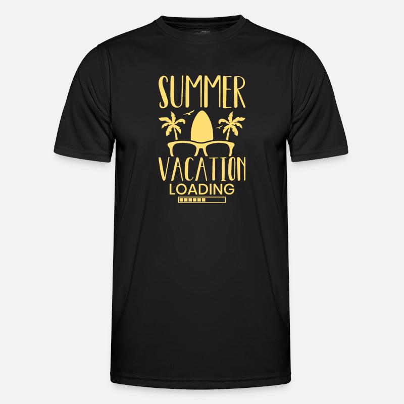 Summer Vacation Loading - Men's Functional T-Shirt - black