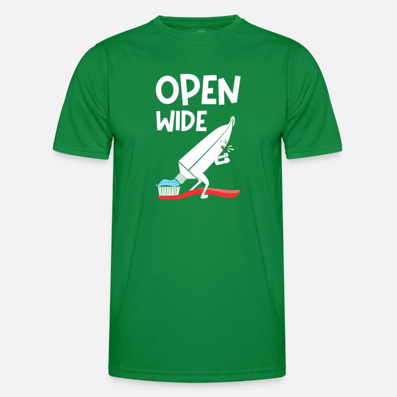 Open Wide Männer Funktions-T-Shirt