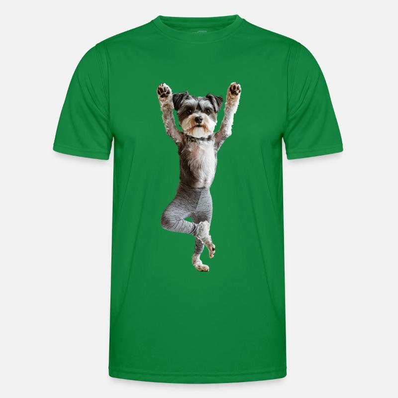 Schnauzer Männer Funktions-T-Shirt