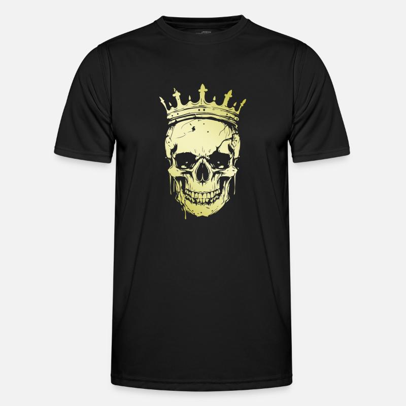 King Skull Crown - Men's Functional T-Shirt - black