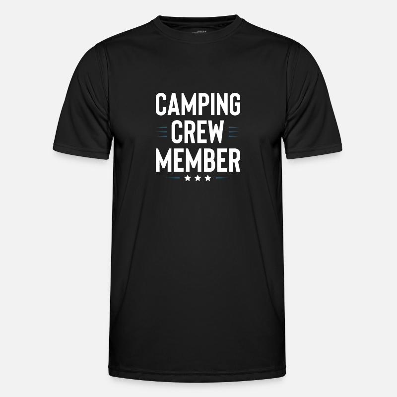Camping Crew - Men's Functional T-Shirt - black