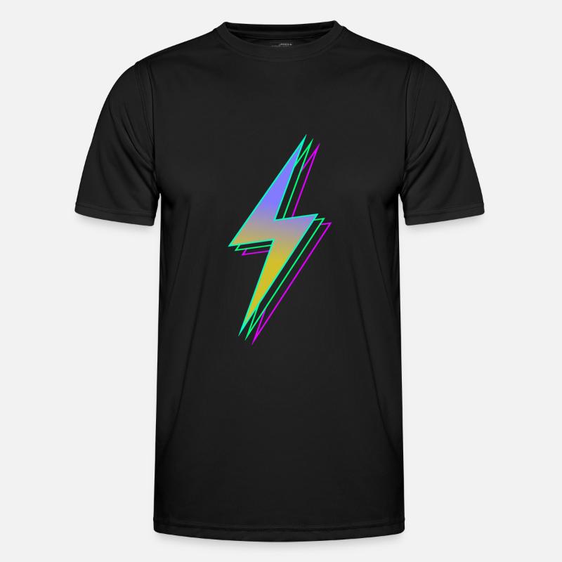 Lightning - Men's Functional T-Shirt - black