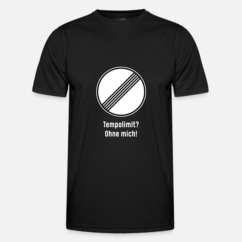 Tempolimit Männer Funktions-T-Shirt