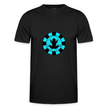 LUZILLION CODER COUTURE, CODE AND BUGS - Männer Funktions-T-Shirt - Schwarz - Vorne - AI Model Male 178 dark (178cm)