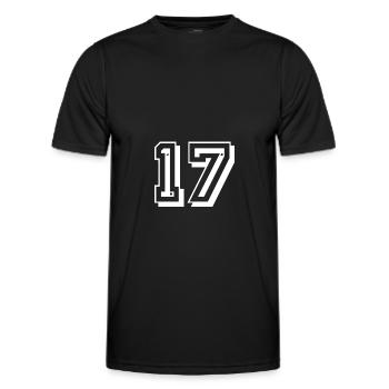 17. Geburtstag Trikot - Männer Funktions-T-Shirt - Schwarz - Vorne - AI Model Male 178 dark (178cm)