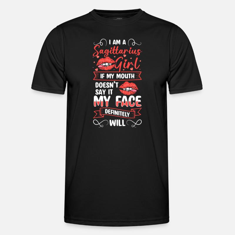 Sagittarius Star Constellation - Men's Functional T-Shirt - black