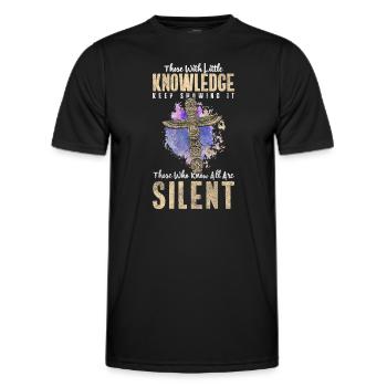 Icônes des chefs autochtones - T-shirt sport Homme - noir - Devant - AI Model Male 178 dark (178cm)