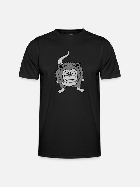 Opossum from the front - Men's Functional T-Shirt - black
