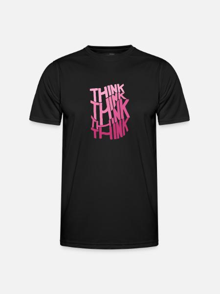 THINKPINK - Männer Funktions-T-Shirt - Schwarz