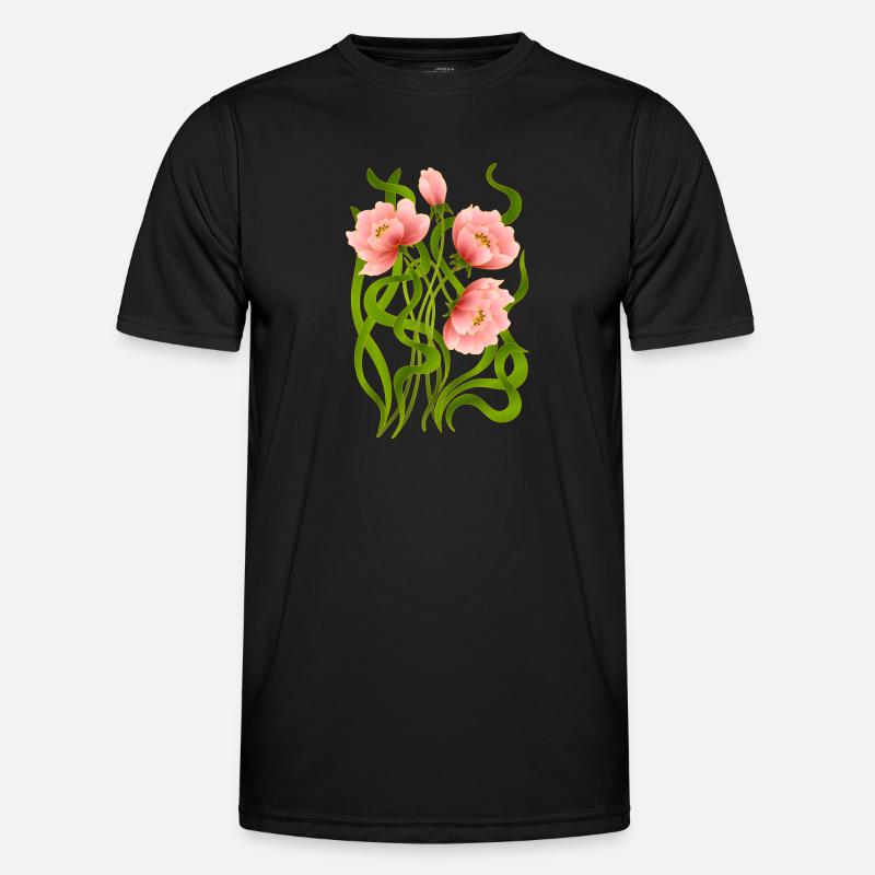 Fleur T-shirt sport Homme