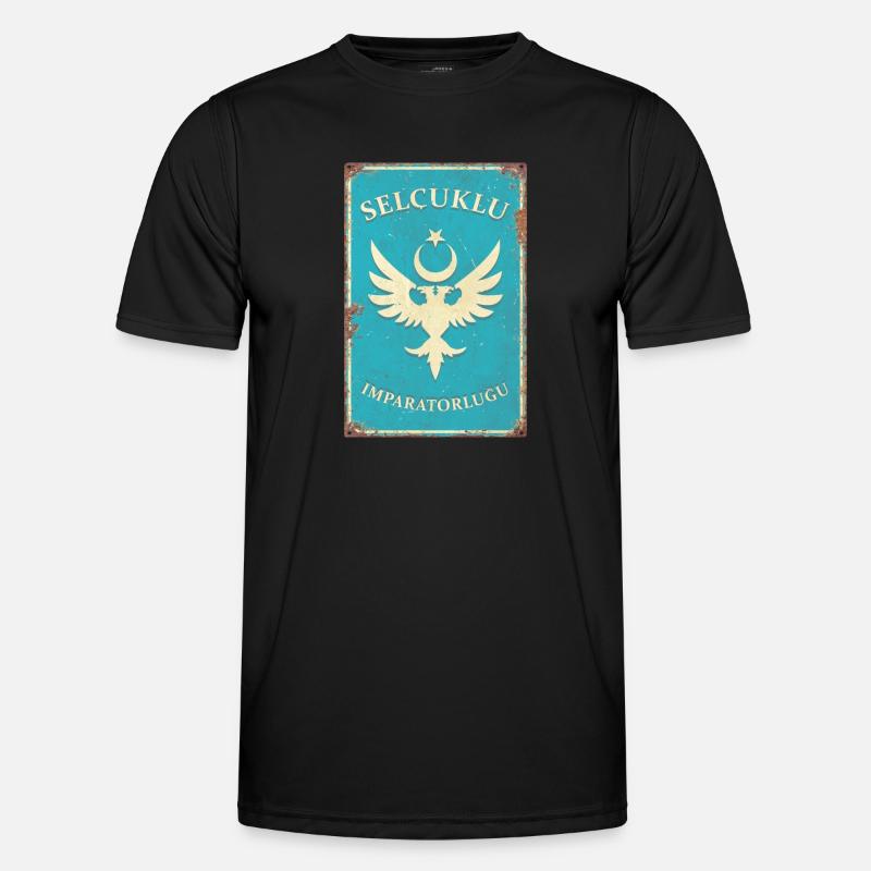 Selçuklu - Men's Functional T-Shirt - black