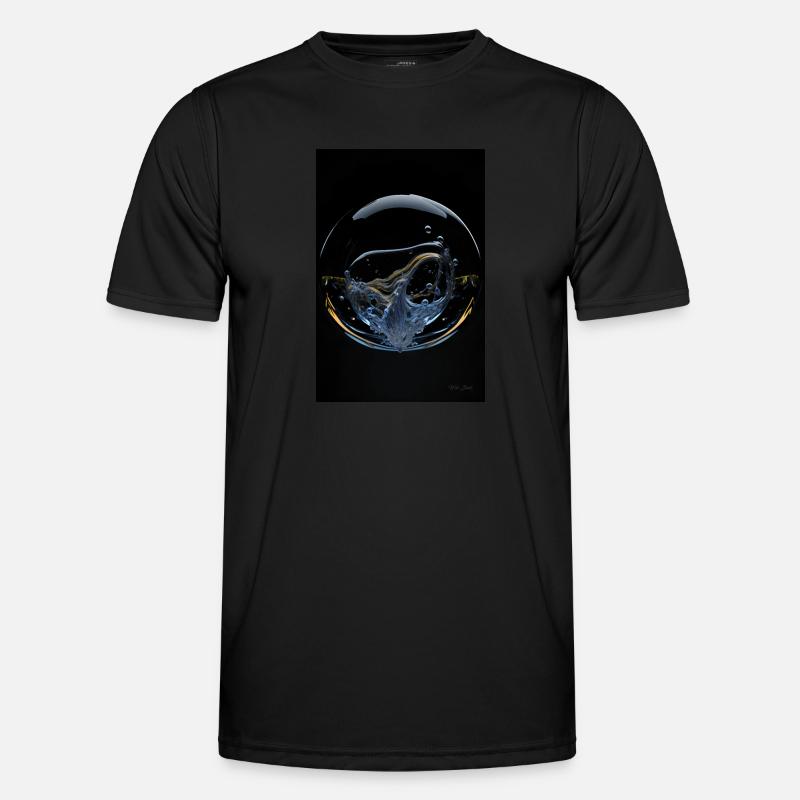 Kaos in a bubble chrome 4 - Men's Functional T-Shirt - black