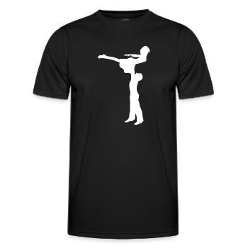 Dancing Dance Music - Männer Funktions-T-Shirt - Schwarz - Vorne - AI Model Male 178 dark (178cm)