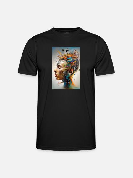 In love with music - Men's Functional T-Shirt - black