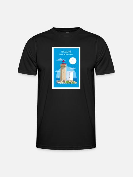 PHARE DU PETIT MINOU - T-shirt sport Homme - noir
