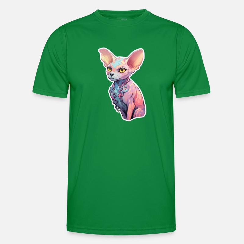 Sphinx Cat Men's Functional T-Shirt