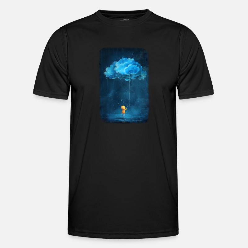 Cloud Balloon Boy Men's Functional T-Shirt