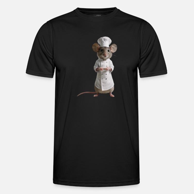 Mouse Cook - Men's Functional T-Shirt - black