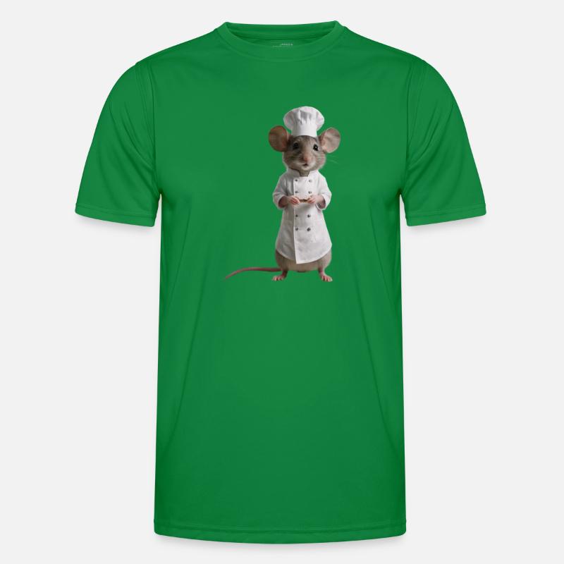 Mouse Cook Men's Functional T-Shirt