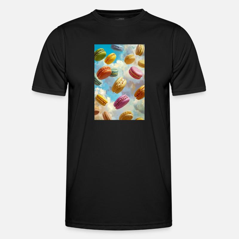 Macarons colorés dans le ciel T-shirt sport Homme