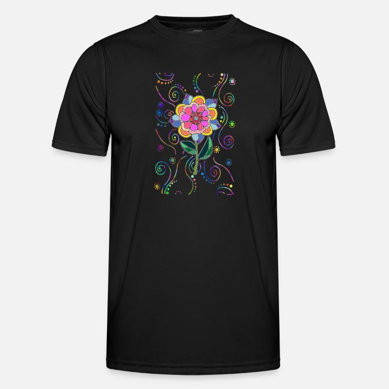 Blume Männer Funktions-T-Shirt