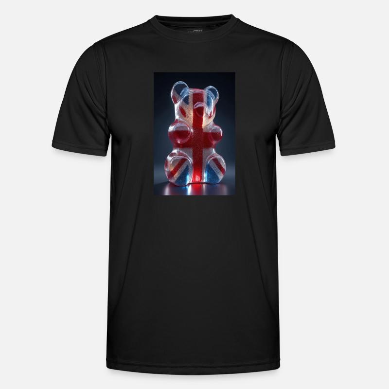 British Flag Gummy Bear Men's Functional T-Shirt