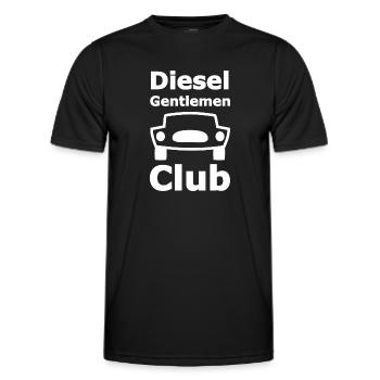 Nur der Diesel - Männer Funktions-T-Shirt - Schwarz - Vorne - AI Model Male 178 dark (178cm)