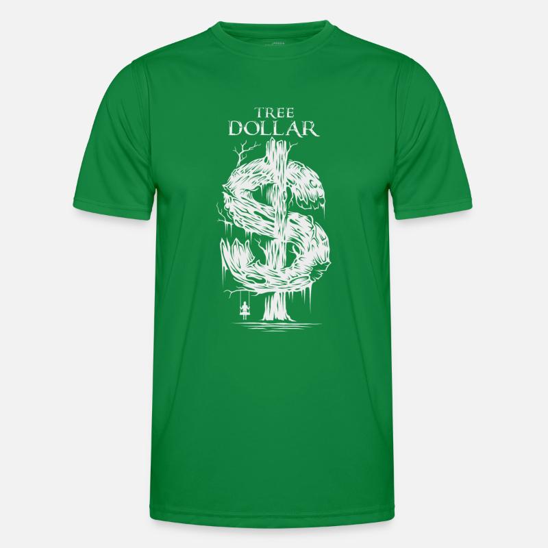 Dollarbaum des Horros - Halloweendesign Männer Funktions-T-Shirt