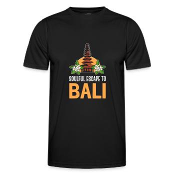 Bali - T-shirt sport Homme - noir - Devant - AI Model Male 178 dark (178cm)