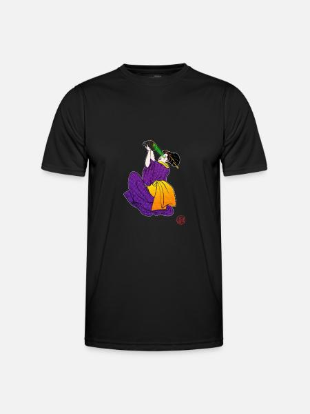 Bijinga - Seele im VR-Headset - Männer Funktions-T-Shirt - Schwarz