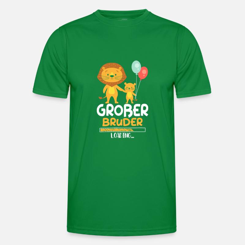 Großer Bruder Loading Löwe Männer Funktions-T-Shirt