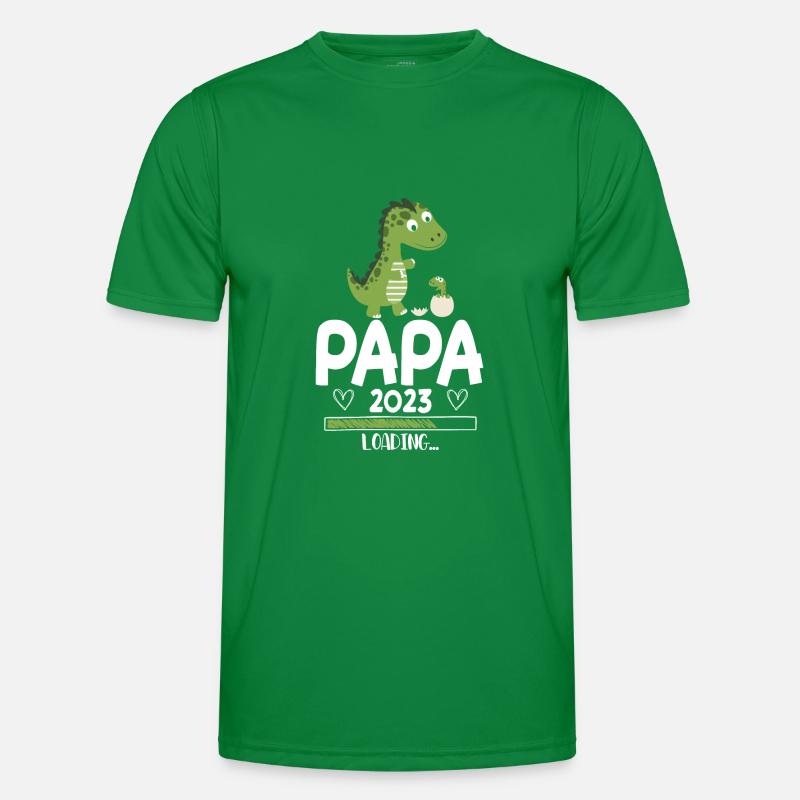 Papa 2023 Loading Männer Funktions-T-Shirt
