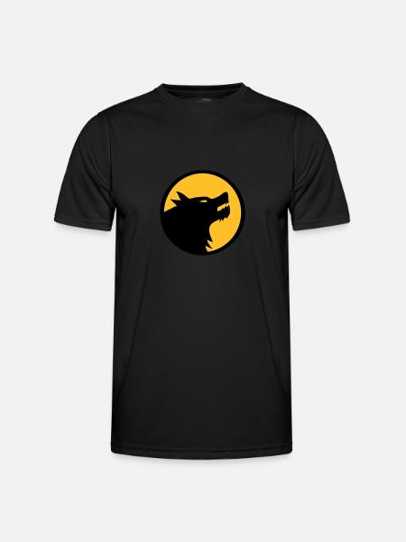 wolf_11a2c - T-shirt sport Homme - noir