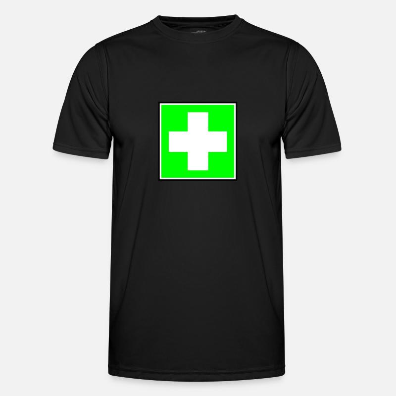 First Aid Cross Men's Functional T-Shirt