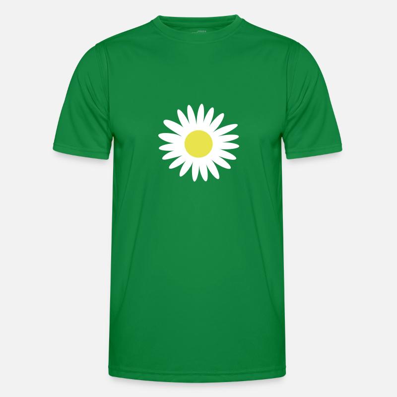 Gänseblümchen Männer Funktions-T-Shirt