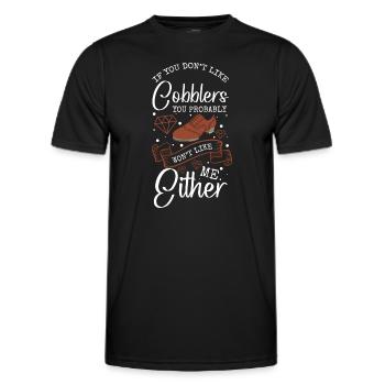 Schuhmacher Beruf Handwerk Leder - Männer Funktions-T-Shirt - Schwarz - Vorne - AI Model Male 178 dark (178cm)