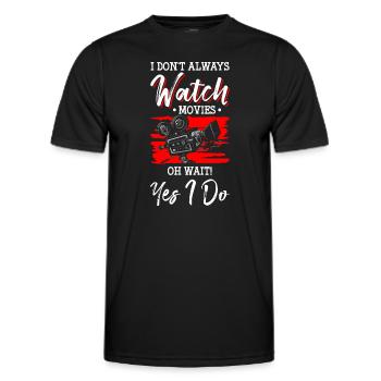 Kino Film-Zitate Action Film-Fan - Männer Funktions-T-Shirt - Schwarz - Vorne - AI Model Male 178 dark (178cm)