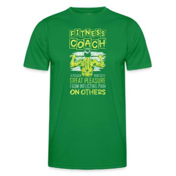 Fitness Gym Pompes Athlètes - T-shirt sport Homme - vert - Devant - AI Model Male 178 dark (178cm)