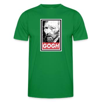 OBÉIR À VAN GOGH - T-shirt sport Homme - vert - Devant - AI Model Male 178 dark (178cm)