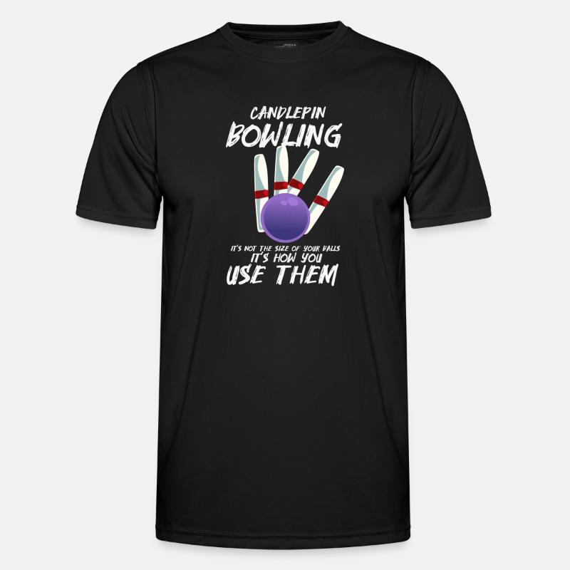 Bowling Lover Bowling Gift - Men's Functional T-Shirt - black