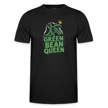 Grüne Bohnen - Männer Funktions-T-Shirt - Schwarz - Vorne - AI Model Male 178 dark (178cm)