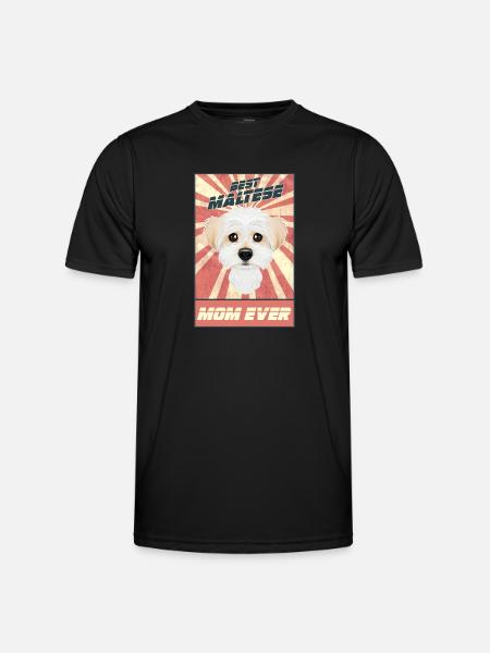 Beste Maltese moeder ooit ik Maltese minnaar - Functioneel T-shirt voor mannen - zwart