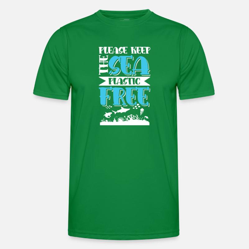 Plastic Save the Ocean Men's Functional T-Shirt