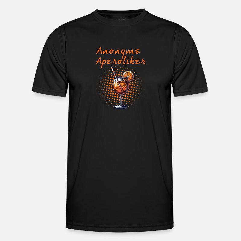 Anonyme Aperoliker Männer Funktions-T-Shirt
