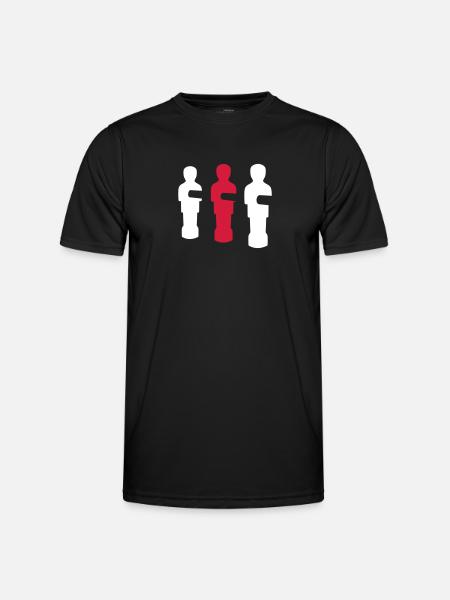 Kicker - Männer Funktions-T-Shirt - Schwarz