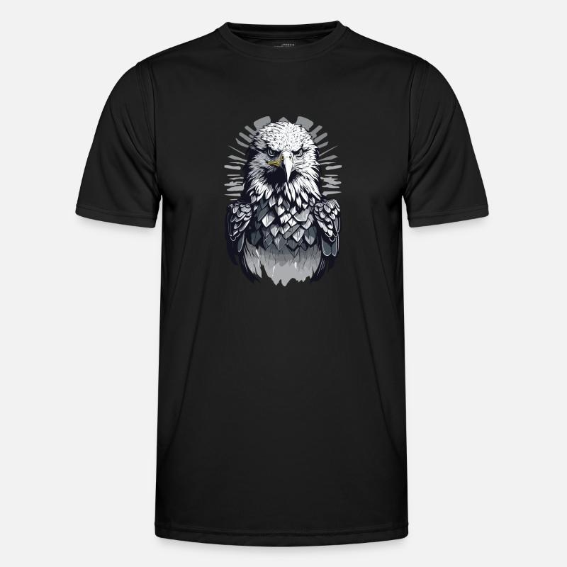 Bald Eagle - Men's Functional T-Shirt - black
