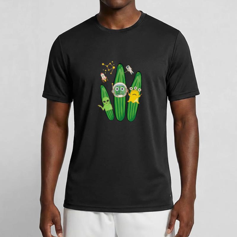 Trio de concombre,Concombre,Concombre,Concombre,Concombre,Concombre,Espace, Alien T-shirt sport Homme