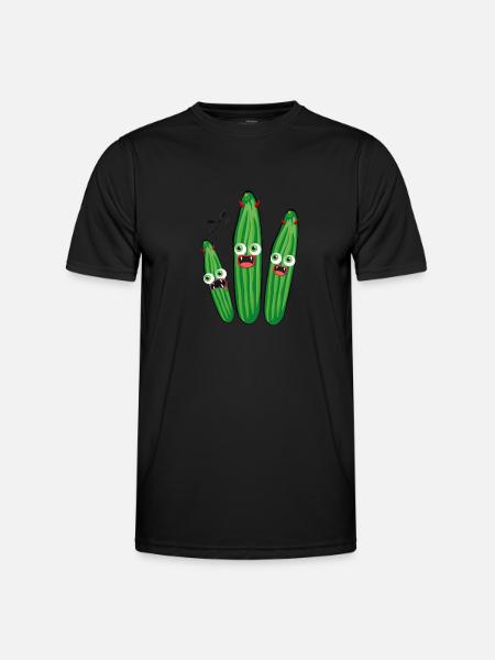 Cucumbers, Vampires, Devil, Halloween,Monsters - Men's Functional T-Shirt - black