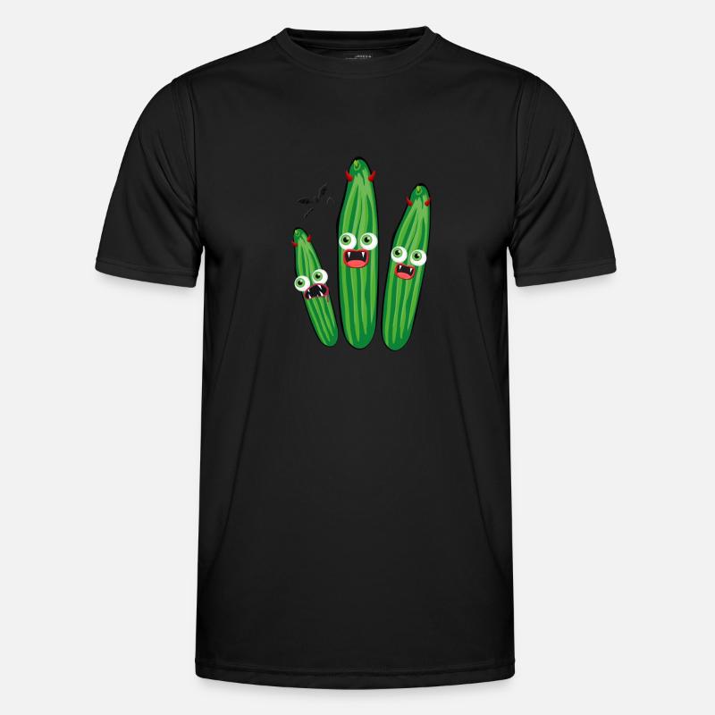 Cucumbers, Vampires, Devil, Halloween,Monsters - Men's Functional T-Shirt - black